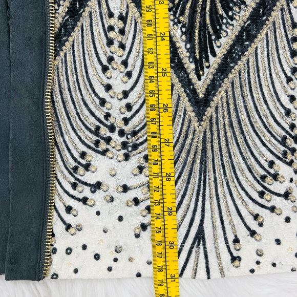 Chico’s Travelers Collection Foiled Peacock Jacket - Picture 10 of 15